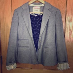 ADORABLE anthro grey blazer 💫
